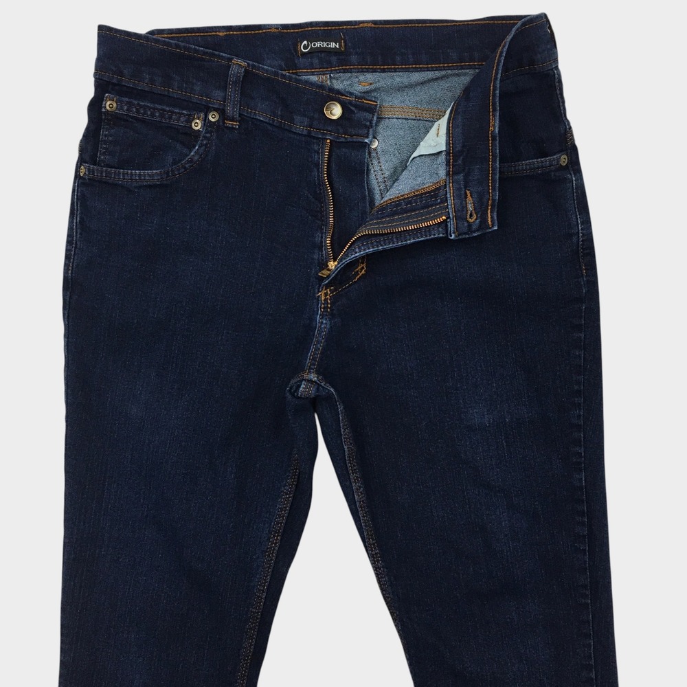 Origin USA Delta 68 Relaxed Fit Jeans Mens 32x32 Dark Wash Performance Denim